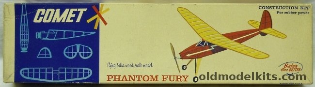Comet Phantom Fury - 32 Inch Wingspan Endurance Competition Flying Airplane, 5212-49 plastic model kit